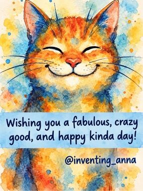 Wishing you a fabulous, crazy good, and happy kinda day 💛